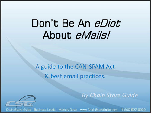 Whitepaper - 2013 Don't Be An eDiot About eMails