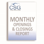 Monthly Openings & Closings Report